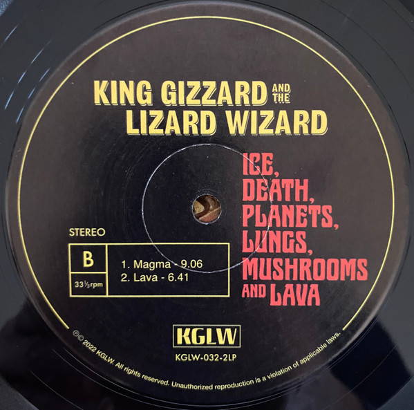 King Gizzard And The Lizard Wizard – Ice, Death, Planets, Lungs, Mushrooms And Lava (2LP)